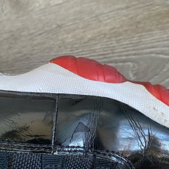 JORDAN 11 RETRO BRED SNEAKERS - Picture 14 of 17